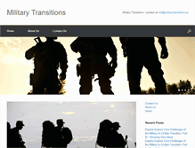 Tablet Screenshot of militarytransitions.us